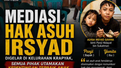 Mediasi Hak Asuh Irsyad Digelar di Kelurahan Krapyak, Semua Pihak Utamakan Kepentingan Terbaik Anak
