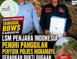 LSM Penjara Indonesia Penuhi Panggilan Penyidik Polres Indramayu, Serahkan Bukti Dugaan Perusakan Tanggul BBWS di Gabuswetan