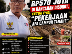 Proyek Irigasi Rp570 Juta di Rancahan Disorot, Ketua IWOI: “Pekerjaan Apa Campur Tanah?”