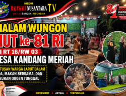 Malam Wungon HUT ke-81 RI di RT 16/RW 03 Desa Kandang Meriah, Ratusan Warga Kompak Gelar Doa, Makan Bersama hingga Hiburan Orgen Tunggal
