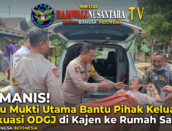 Humanis, Aiptu Mukti Utama Bantu Pihak Keluarga Evakuasi ODGJ di Kajen ke Rumah Sakit