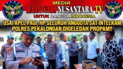 Usai Apel Pagi, HP Seluruh Anggota Sat Intelkam Polres Pekalongan Digeledah Propam!