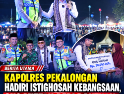 Kapolres Pekalongan Hadiri Istighosah Kebangsaan, Gus Miftah Beri Bantuan Renovasi Rumah Rp. 30 Juta