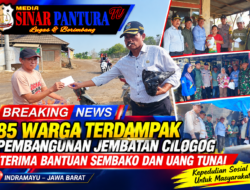 85 Warga Terdampak Pembangunan Jembatan Cilogog Terima Bantuan Sembako dan Uang Tunai