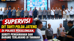 Supervisi Dit Tahti Polda Jateng di Polres Pekalongan, Soroti Pengamanan dan Barang Terlarang di Tahanan