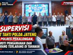 Supervisi Dit Tahti Polda Jateng di Polres Pekalongan, Soroti Pengamanan dan Barang Terlarang di Tahanan