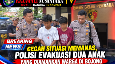 Cegah Situasi Memanas, Polisi Evakuasi Dua Anak yang Diamankan Warga di Bojong