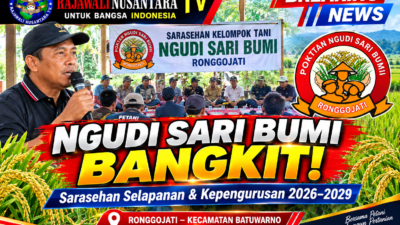 SARASEHAN SELAPANAN NGUDI SARI BUMI, AGUS SUTANTO TERPILIH KEMBALI PIMPIN KELOMPOK TANI PERIODE 2026–2029