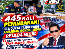 “PROF. SUTAN NASOMAL: SAYA ACUNGI JEMPOL, PENERIMAAN NEGARA HARUS DISELAMATKAN!”