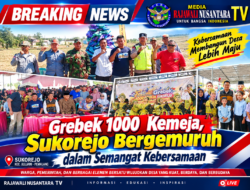 Grebek 1000 Kemeja, Sukorejo Bergemuruh dalam Semangat Kebersamaan