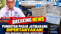 PUNGUTAN PASAR JATIBARANG DIPERTANYAKAN, IWOI INDramayu DESAK INSPEKTORAT BONGKAR TATA KELOLA